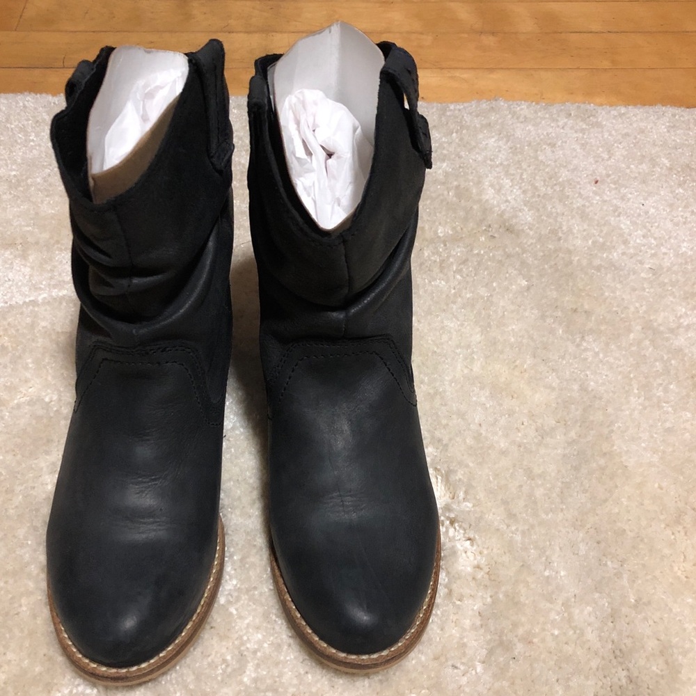 [Brand new]Steve Madden Azurret black slouch boots